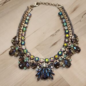 EUC Vintage Banana Republic Elegant Multicolor Statement Necklace